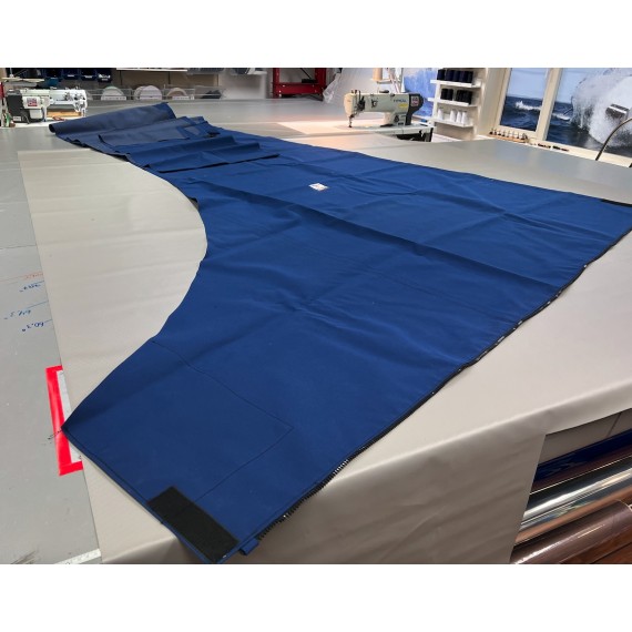 Stort bomtrekk Sunbrella Plus Marine Blue