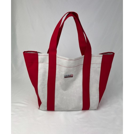 Strandveske Crimson Red/Silver