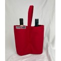 Tote-bag for to flasker – Crimson Red